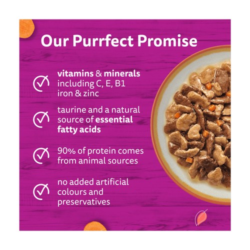 Whiskas 1+ Country Collection Mix Adult Wet Cat Food Pouch in Gravy