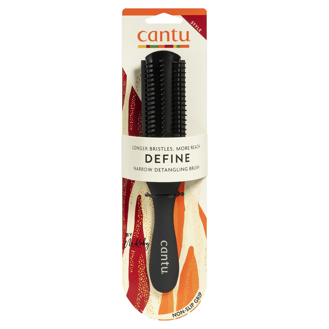 Cantu Narrow Detangling Brush 1 brush product package