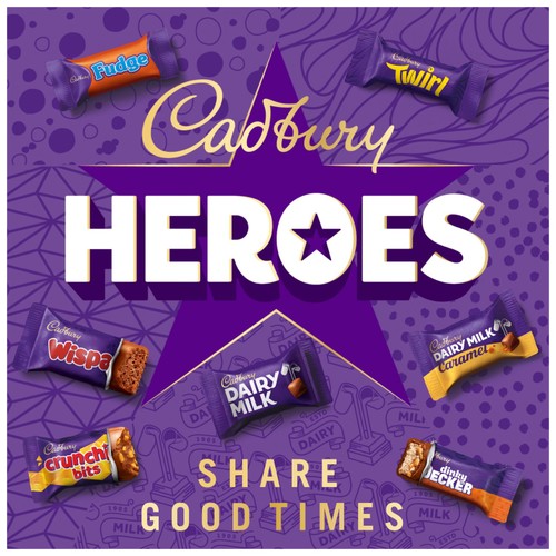 Cadbury Heroes Chocolate Assortment Tub 475g