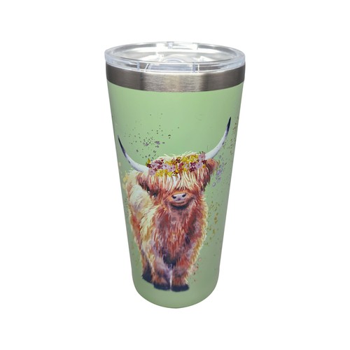 Nutmeg Home Highland Cow Travel Mug