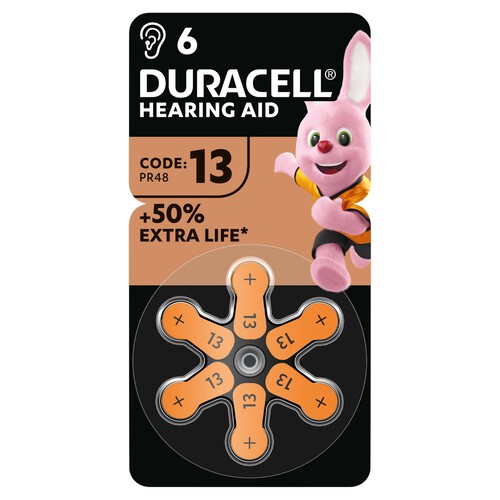 Duracell Hearing Aid Batteries Size 13