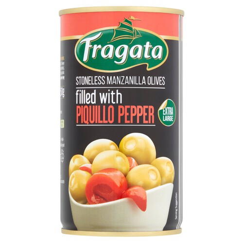 Fragata Stoneless Manzanilla Olives Filled With Piquillo Pepper (350g)