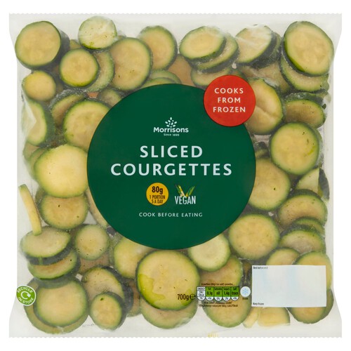 Morrisons Sliced Courgettes