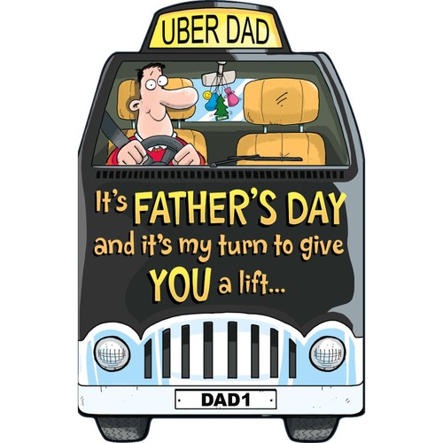 Uber Dad Father's Day Card