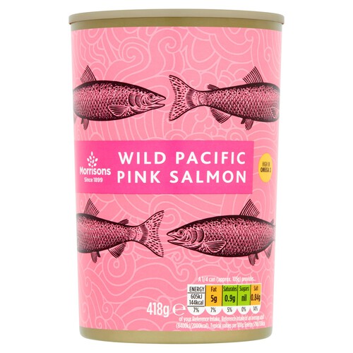 Morrisons Wild Pacific Pink Salmon (418g)