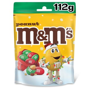 M&Ms Christmas Peanuts 112g