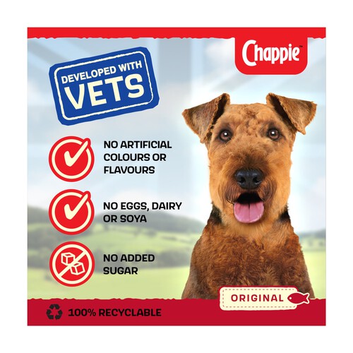 Chappie Adult Wet Dog Food Tin Original In Loaf 