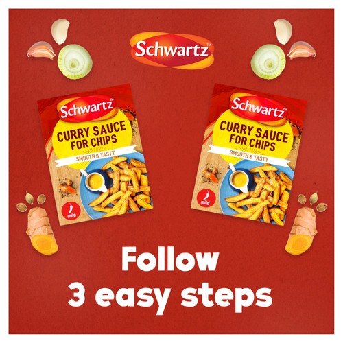 Schwartz Curry Sauce For Chips Mix