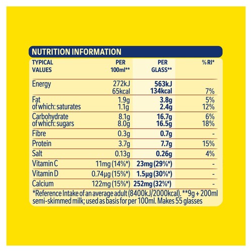 Nesquik Chocolate Flavoured Milkshake Powder 500g Tub