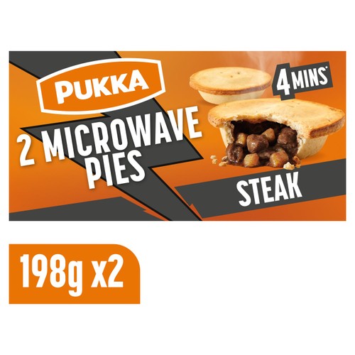 Pukka Steak Microwaveable Shortcrust Pies