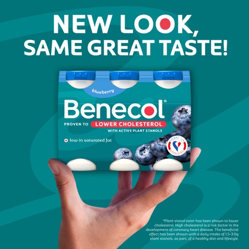 Benecol Blueberry Smooth Yogurt Drinks