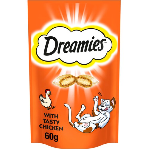 Dreamies Cat Treat Biscuits with Chicken