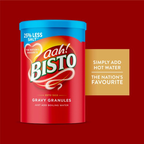 Bisto Reduced Salt Gravy Granules Beef 450g