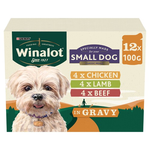 Winalot Meaty Chunks Small Dog Mixed In Gravy Wet Dog Food