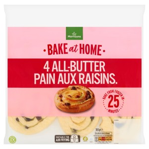 Morrisons All Butter Pain Aux Raisin
