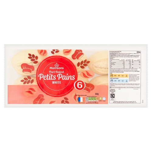 Morrisons Part Baked Petit Pains