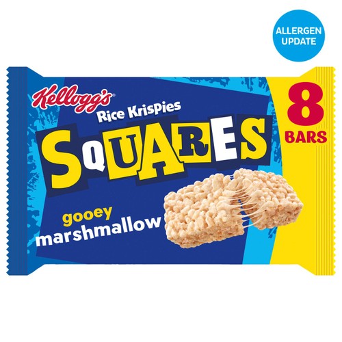 Kellogg's Rice Krispies Squares Marshmallow Snack Bars 8 x 28g