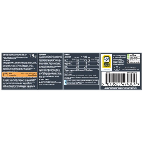 Morrisons The Best Stuffed Turkey Joint 1.2kg