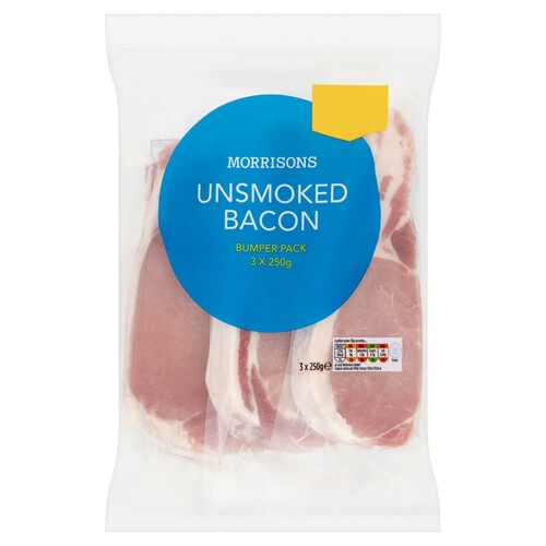  Morrisons Unsmoked Bacon