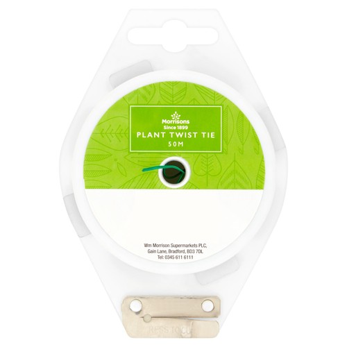 Morrisons Nutmeg Plant Twist Ties