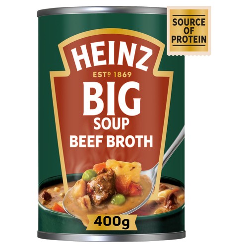 Heinz Beef Broth Chunky Big Soup 