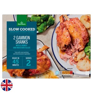 Morrisons Market Street 2 Gammon Shanks with a Honey and Mustard Glaze 550g