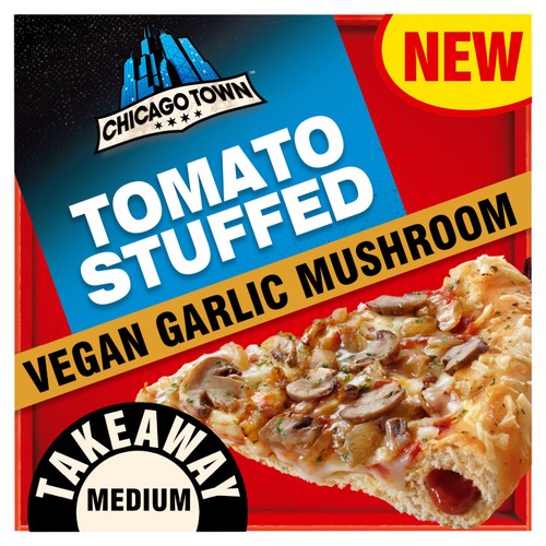 Chicago Town Vegan Garlic Mushroom Crust Pizza 528g