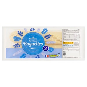 Morrisons The Best Part Baked Sourdough Stonebaked Baguettes
