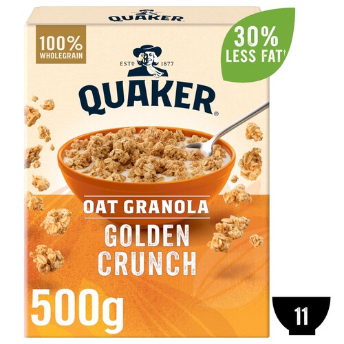 Quaker Oat Golden Crunch Granola Cereal 