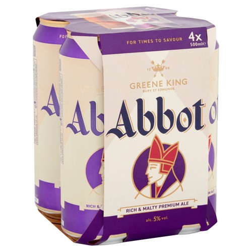Abbot Ale Cans 4x500ml