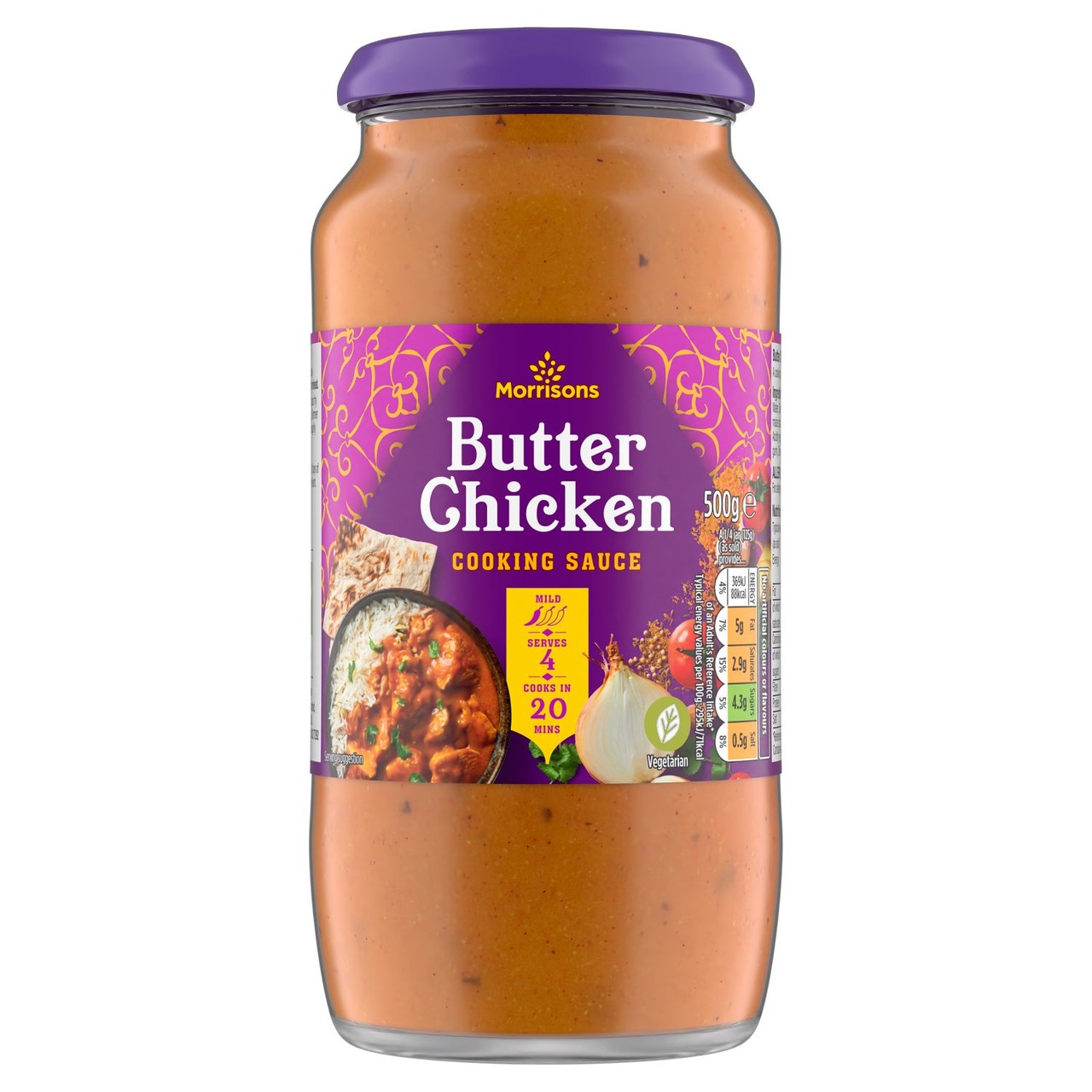 Morrisons Butter Chicken Curry Sauce Mild 500g