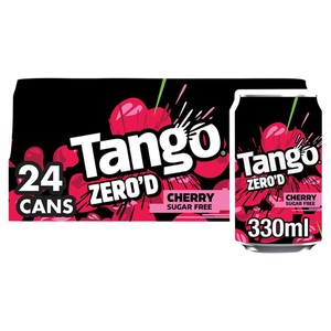 Tango Zero'd Cherry Sugar Free Cans 24 x 330ml