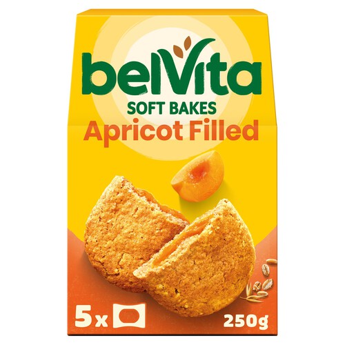 BelVita Breakfast Soft Bakes Apricot Filled 5 Pack