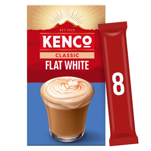 Kenco Flat White Instant Coffee Sachets 
