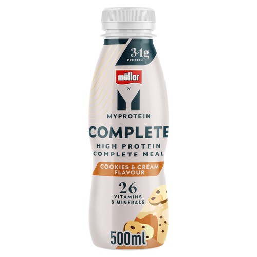 Muller x My Protein Cookies & Cream Meal Replacement Shake 