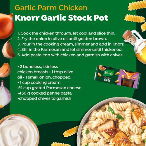 Knorr Garlic Stock Pot 4x28g