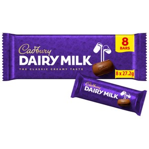 Cadbury Dairy Milk Chocolate 8 Pack Multipack 217.6g