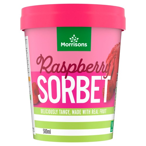 Morrisons Raspberry Sorbet 500ml