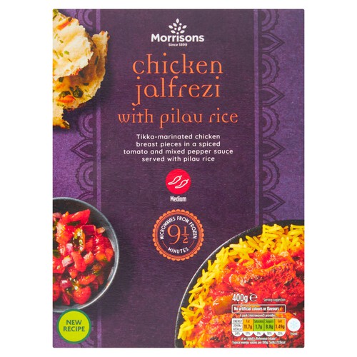 Morrisons Chicken Jalfrezi & Rice