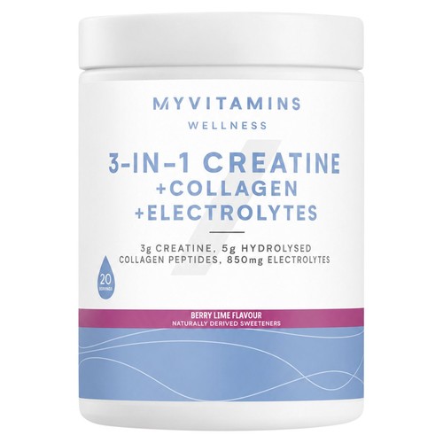 Myprotein Creatine Collagen & Electrolytes Mixed Berry Lime 20Pk