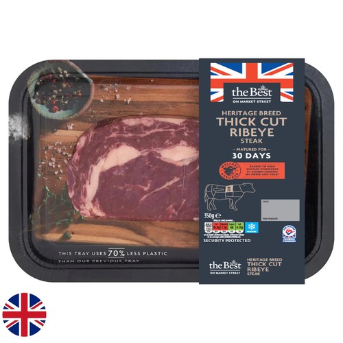 Morrisons The Best British Thick Ribeye Steak 350g