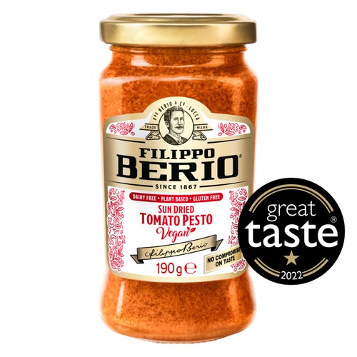 Filippo Berio Vegan Sun Dried Tomato Pesto