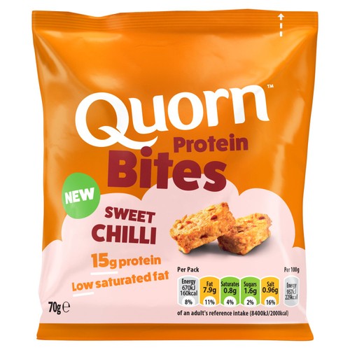 Quorn Protein Sweet Chilli Bites 70G
