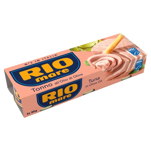 Rio Mare Tuna In Olive Oil Tins (3x80g)