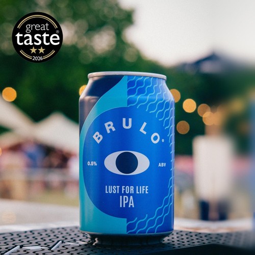 BRULO Lust for Life Alcohol Free IPA Beer 4 x 330ml