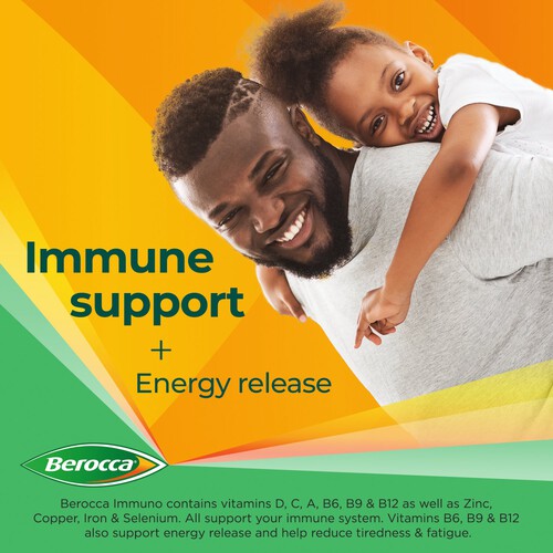 Berocca Immuno - Energy & Immune Support 15 Tablets