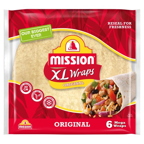 Mission XL Plain Tortilla Wraps