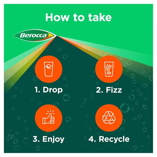 Berocca Boost + Guarana Acerola Cherry 10 Effervescent Tablets