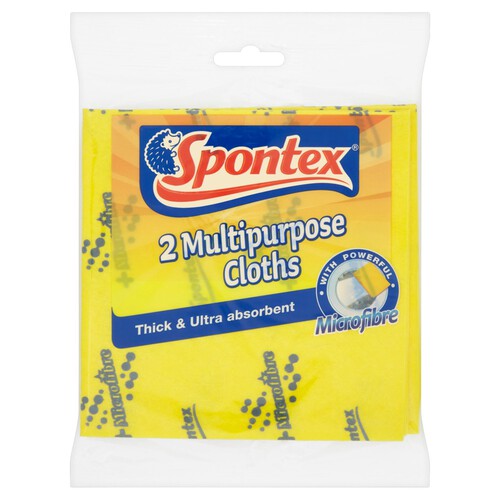 Spontex Multi-Purpose Cloth 2 Pack