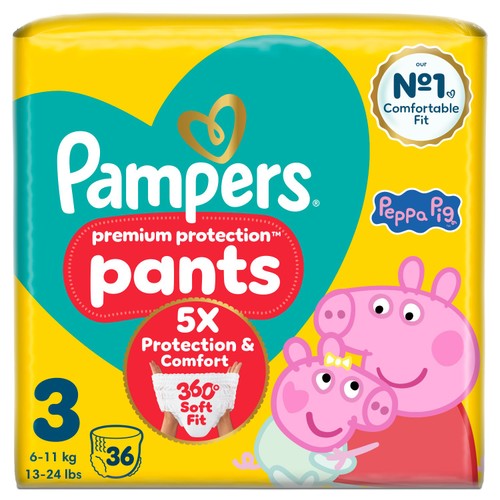Pampers Pants Pull-On Size 3 Midi 